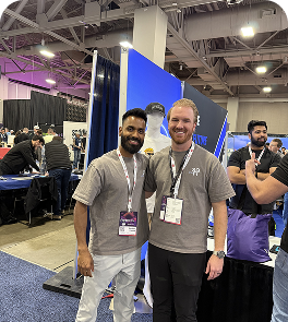 Sequifi team members at an industry event