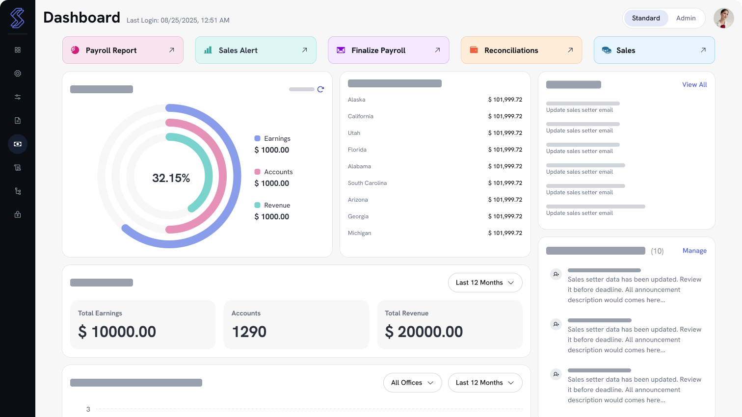 Sequifi dashboard