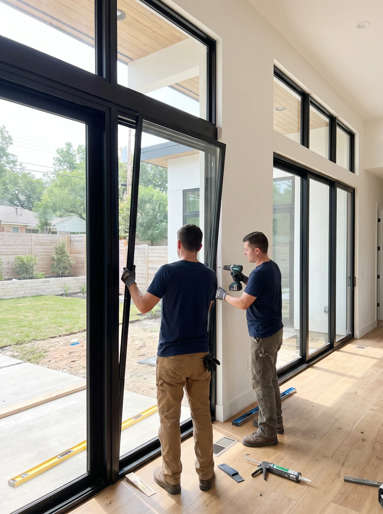 A window professional at work